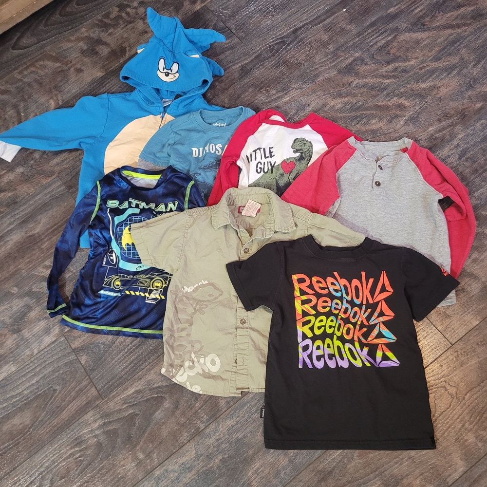 Reebok Kids Black Graphic T-Shirt